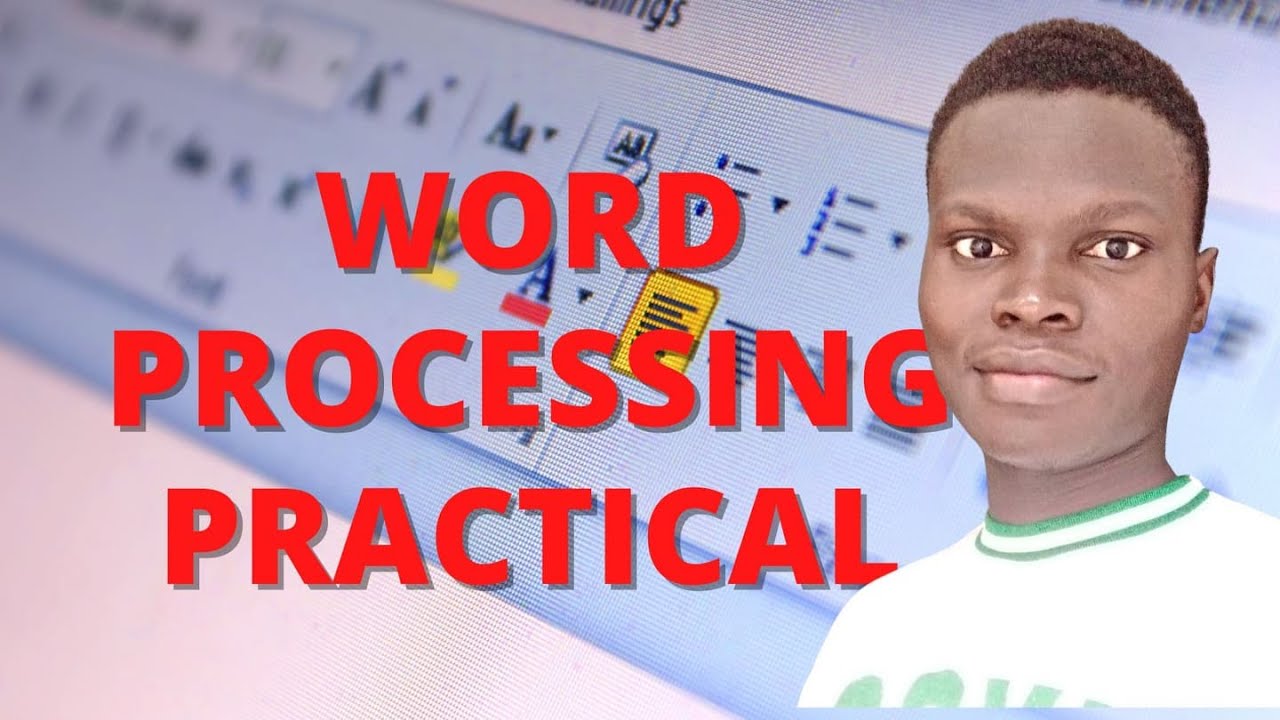 Microsoft word Processing