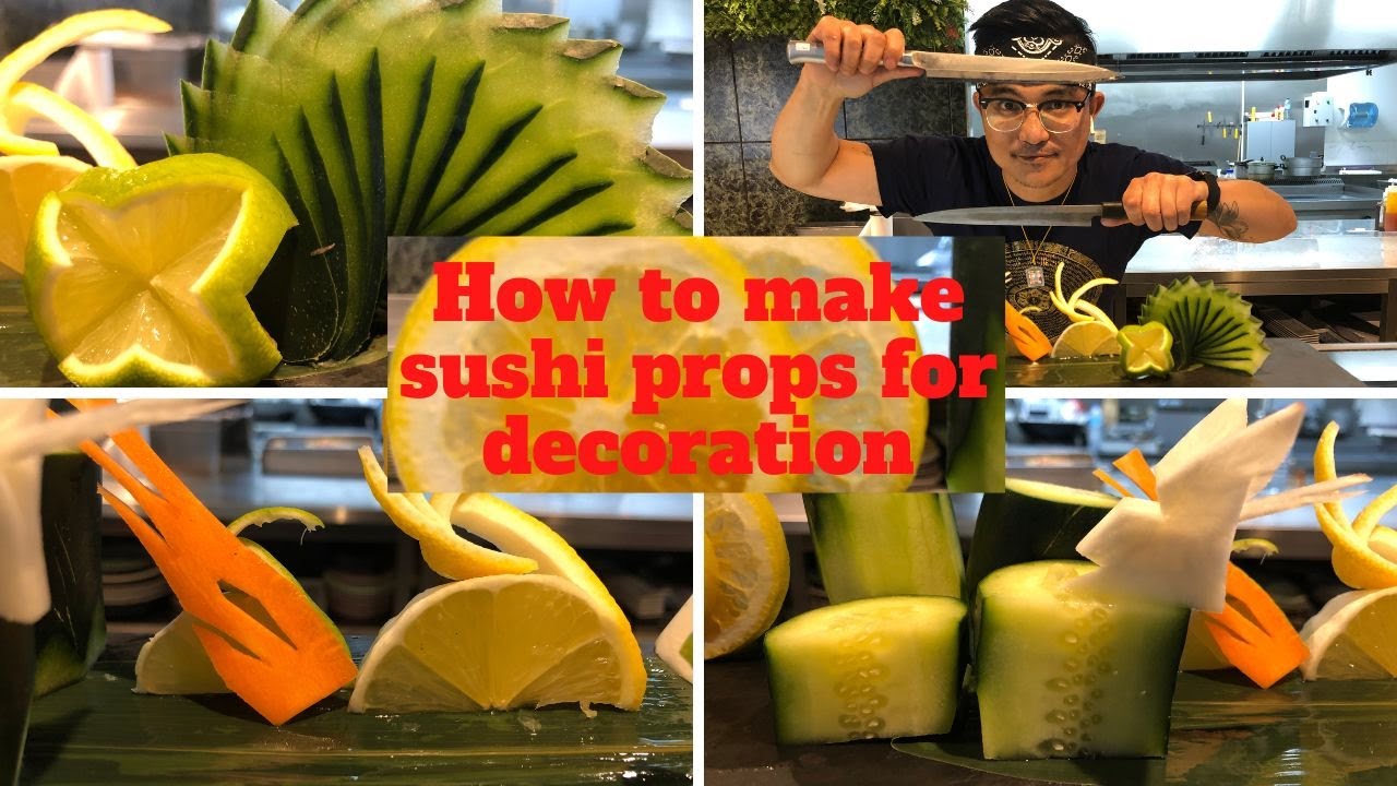 Sushi Prop for sushi plating and decoration. सुशी decoration को लागि चाहिने महत्वोपुर्ना कुराहरु।