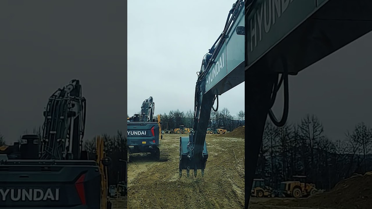 HX230 시승회#전자식 레버#excavator #shortsvideo