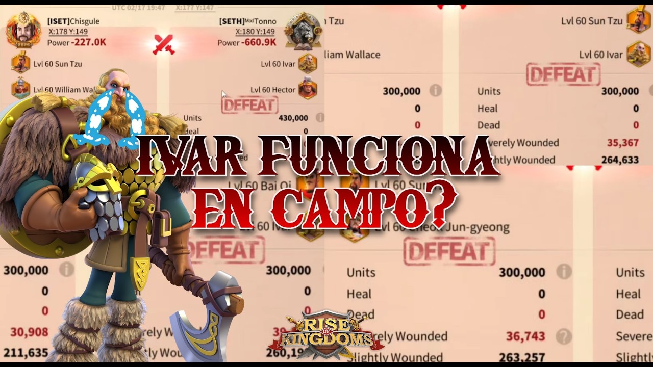 VALE LA PENA IVAR? - Rise of Kingdoms