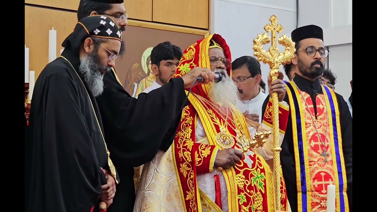 Benediction by The Catholicose and Malankara Metropolitan H.H Baselios Marthoma Mathews III