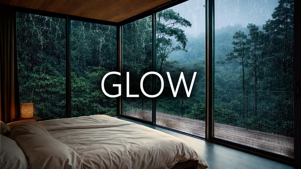 Piano Music for Deep Sleep | Calm piano rain ambience for stress relief and peace | Healing