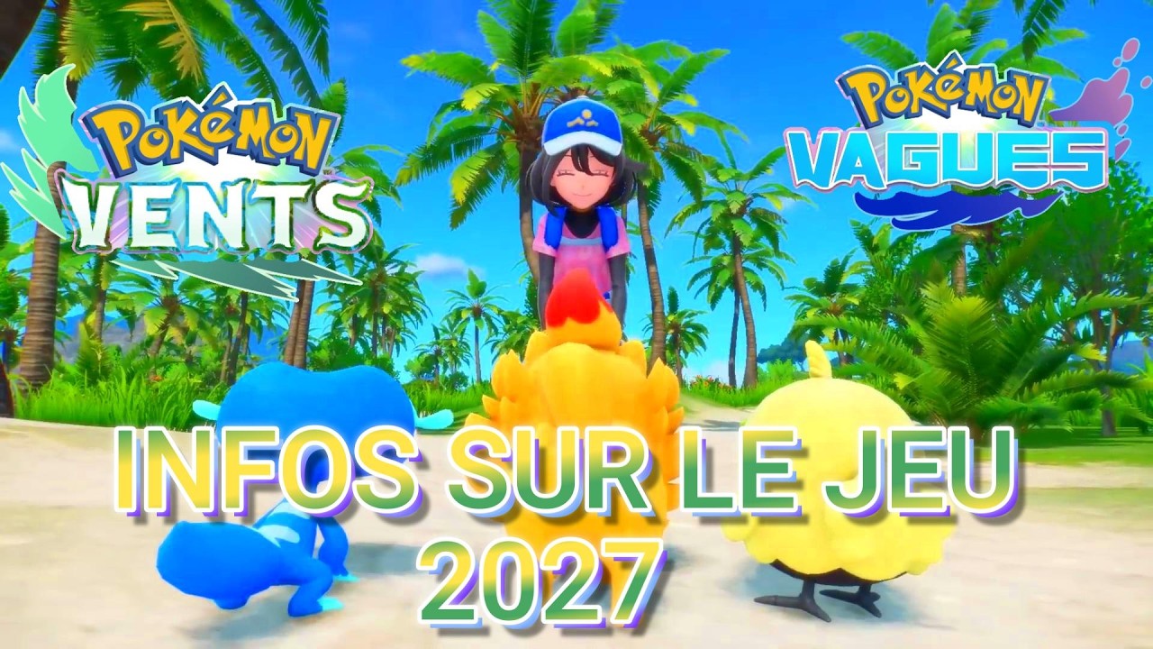 Les infos sur le nouveau jeu Pokémon
