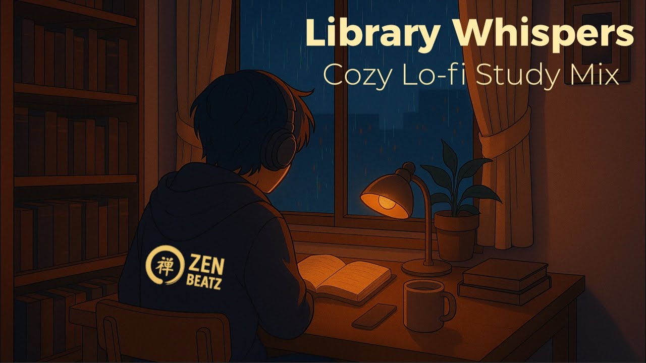 Library Whispers 📚 · Cozy Lo-fi Study Mix for Reading & Focus