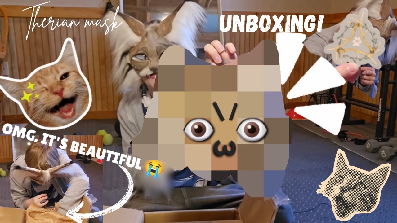 Unboxing a HYPER-REALISTIC... FULLY FURRED... mask?!? (my first one!! 😁)