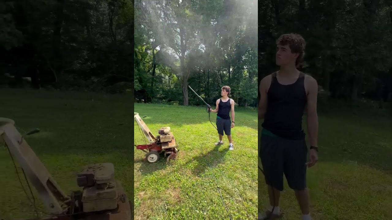 Cleaning a vintage tiller #satisfying