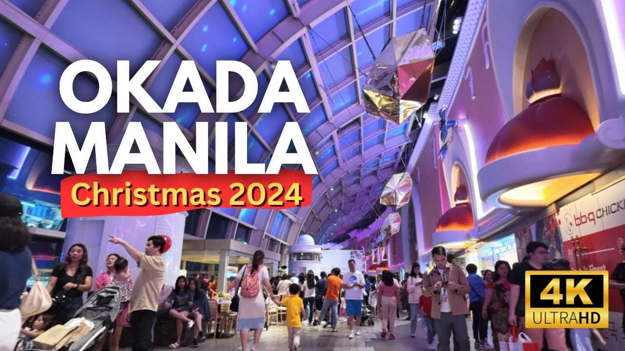 Experience The Joy of Christmas In This Forbes 5-star Integrated Resort, OKADA MANILA! | 4K |