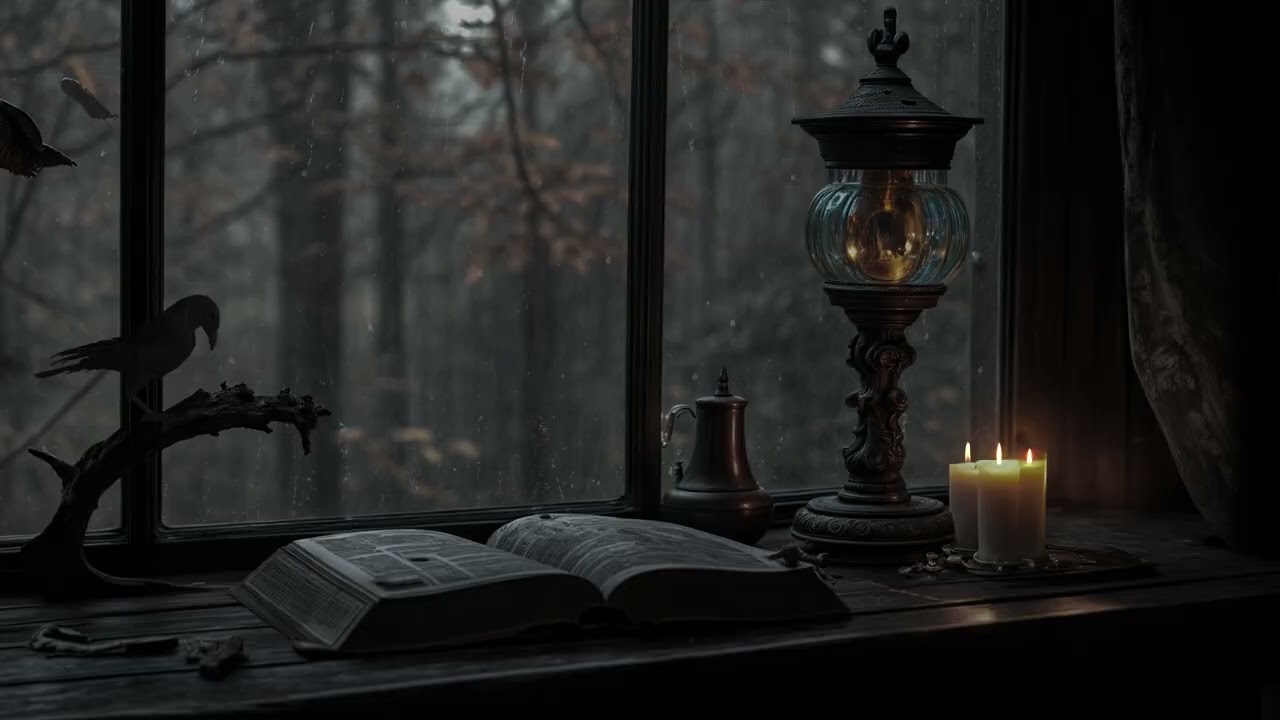 Sit With the Rain and Let the Pages Stay Open While the Piano Softens Every Thought