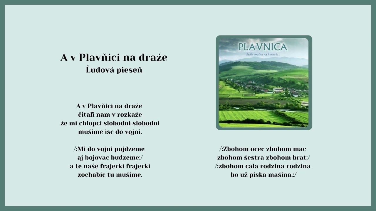 PLAVNICA 1, A v Plavňici na draže, Vojenske remeňi, ľudové, Videorohaľ
