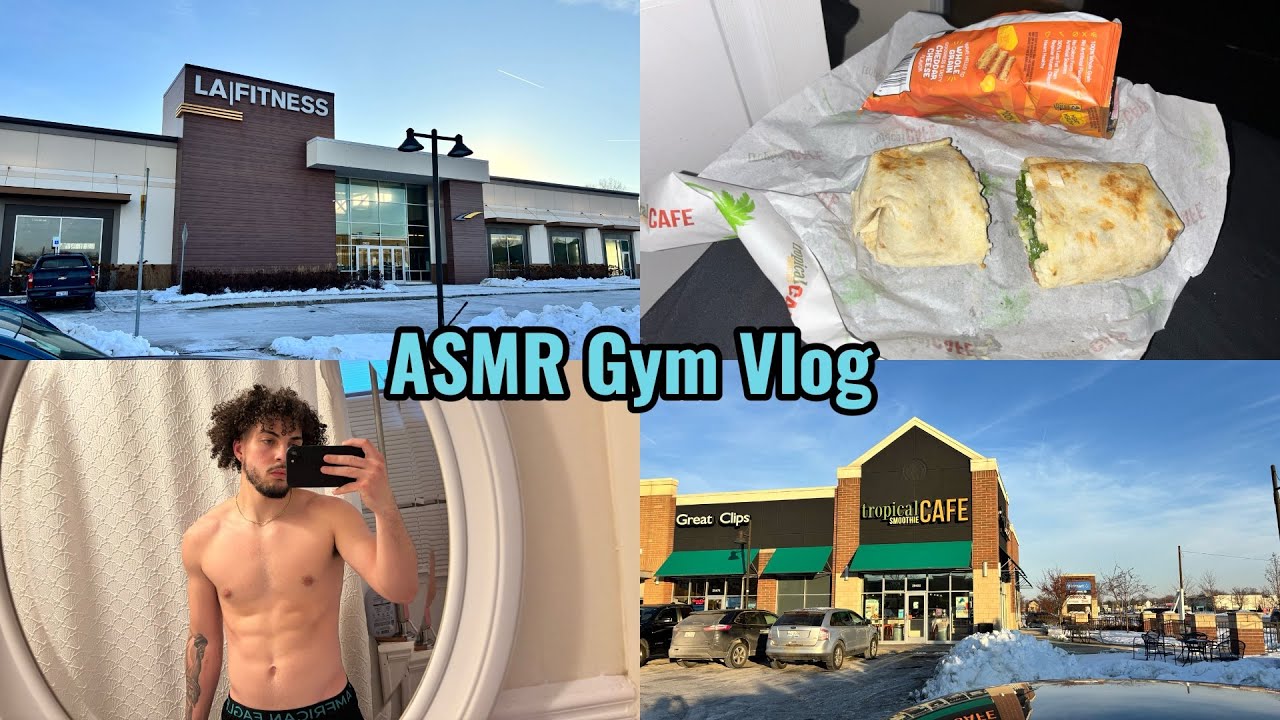 ASMR-тренировка в спортзале 🏋️