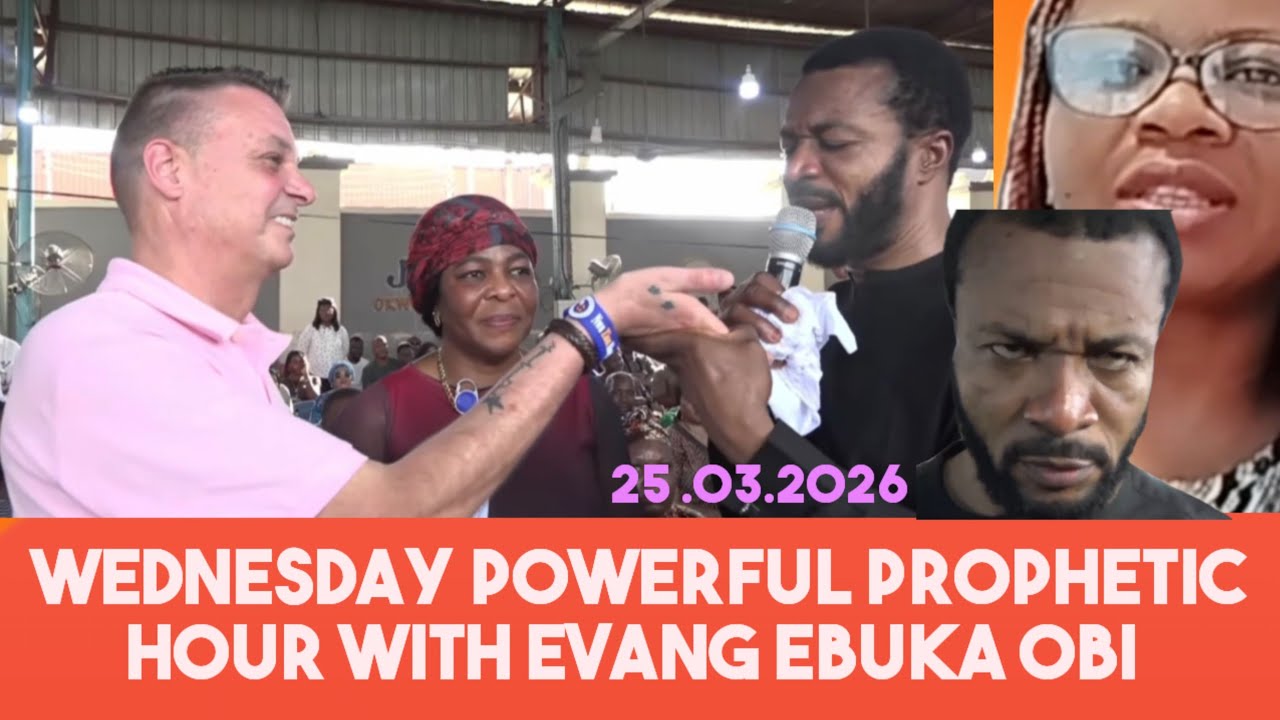 Wednesday powerful prophetic hour with Evang Ebuka Obi#zionprayermovementoutreachlive 