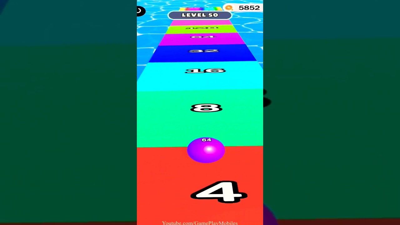 2048 - Merge Balls Number 3D (android) level 50