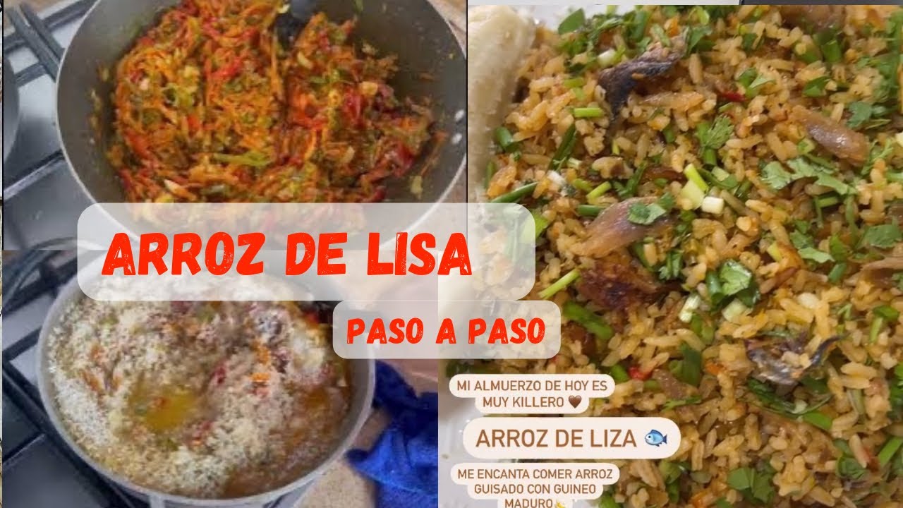 COCINANDO ARROZ DE LISA/ ASI SE COCINA UN ARROZ DE LISA/ EL ARROZ DE BARRANQUILLA
