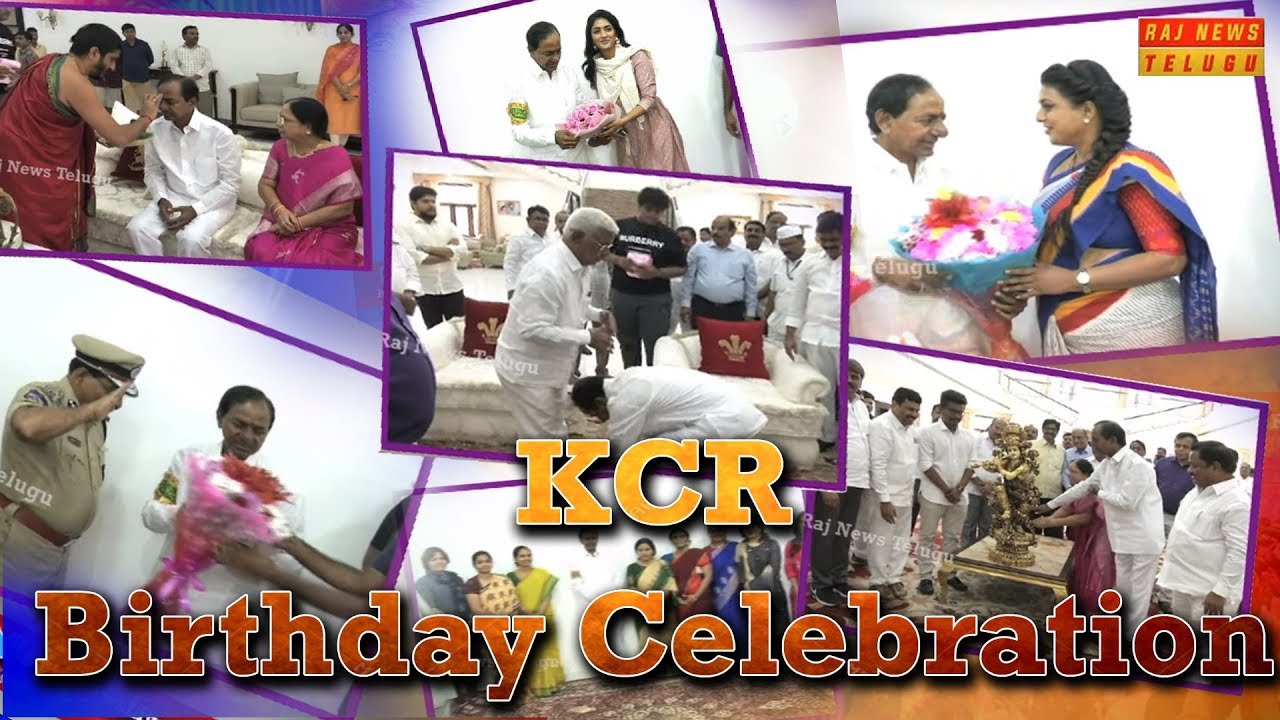 CM KCR Birthday Celebration Highlights | Telangan News | MLA Roja | RAJ NEWS LIVE