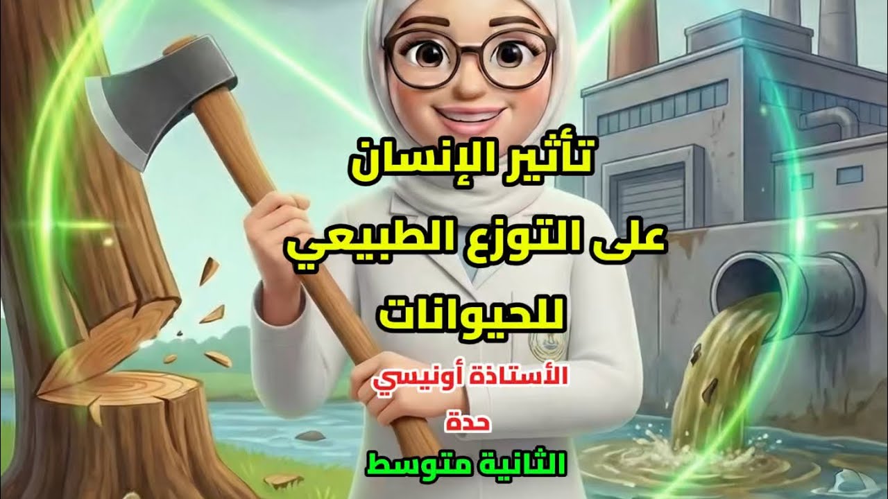 تأثير الإنسان على التوزع الطبيعي للحيوانات الجزء الأول.