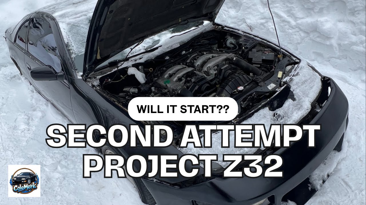Trying to Start My Project Nissan 300ZX in the Snow (Second Attempt)