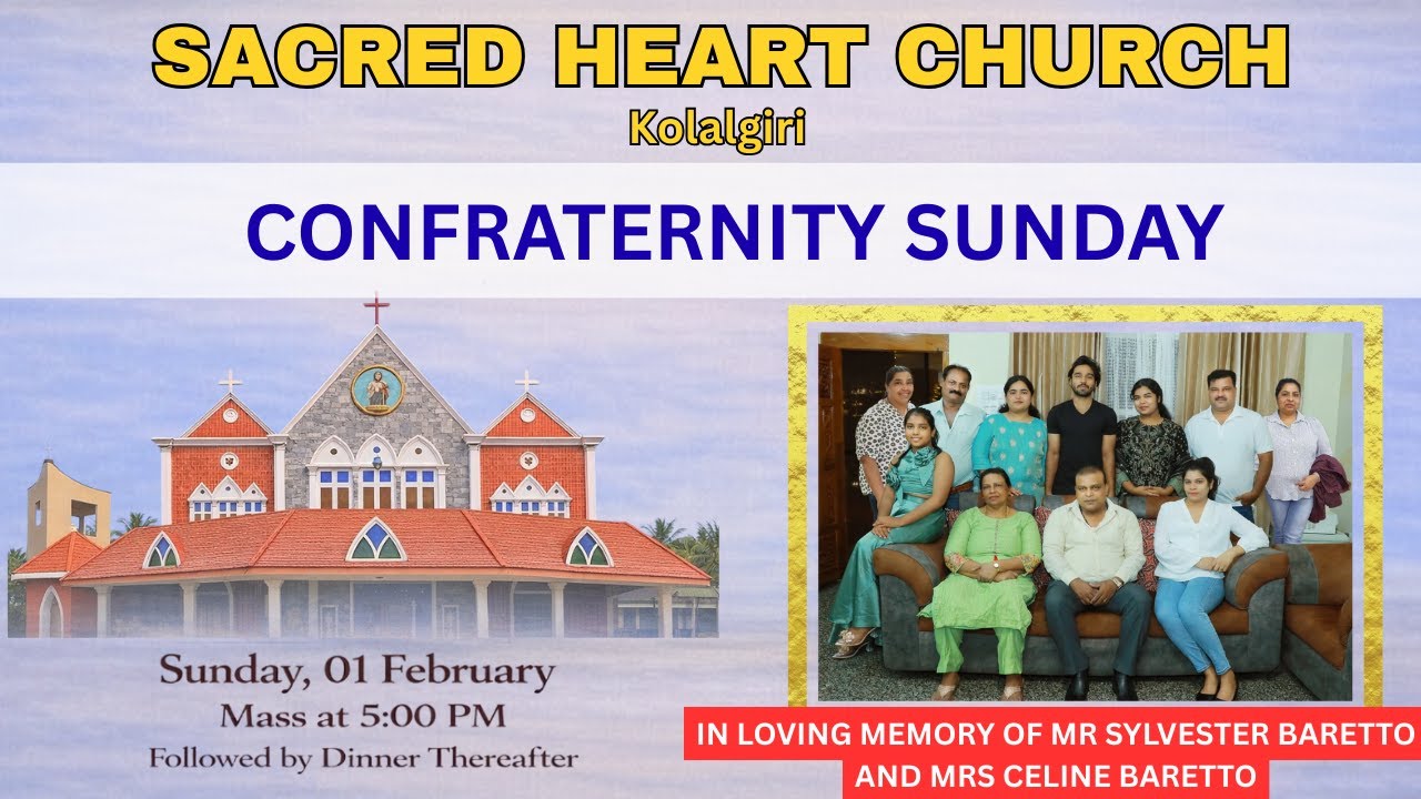 Confraternity Sunday - Sacred Heart Church | 01.02.2026 | Kolalgiri