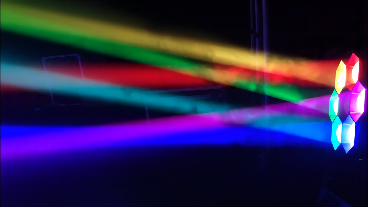 7*60W LED Beam Wash B-EYE Moving Head RGBW 4in1 Pixel control Rainbow Effect - F-0760EYE | Favolite