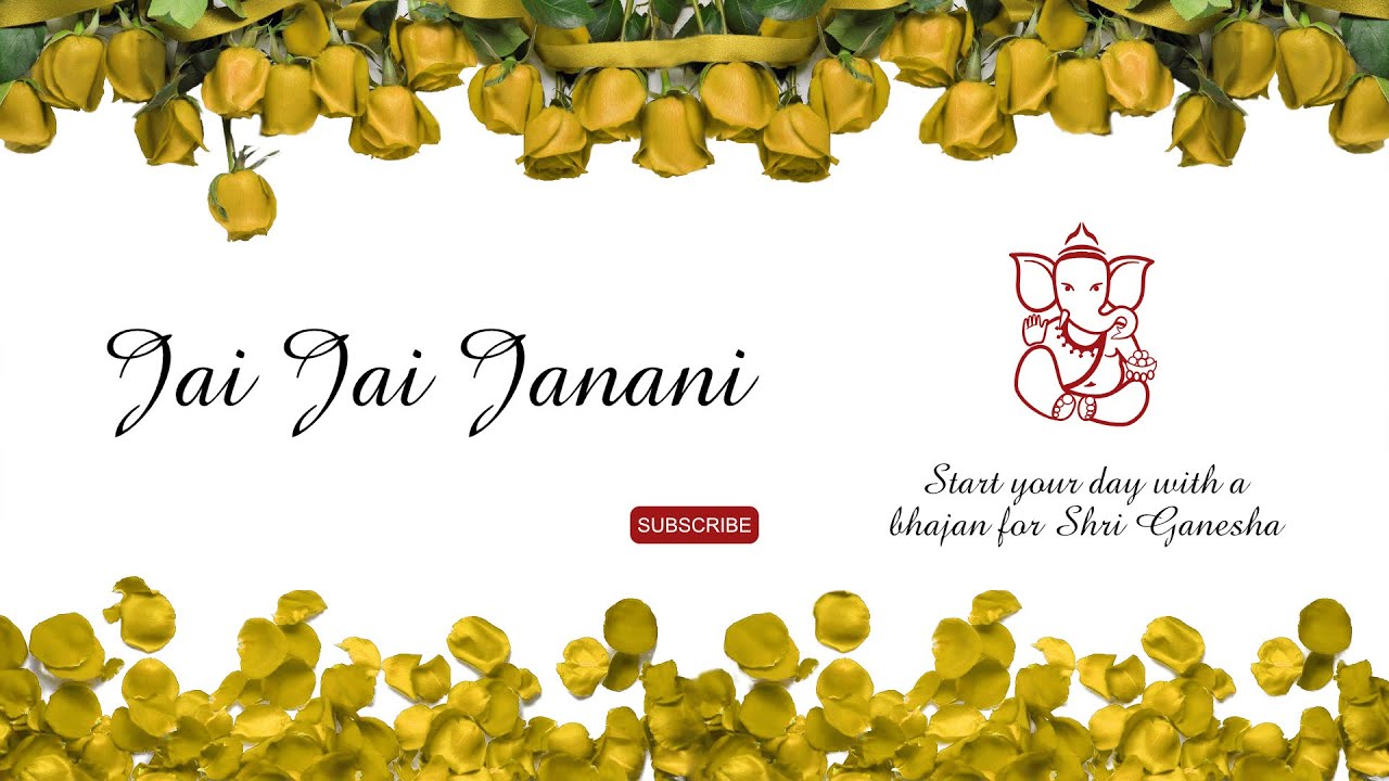 Jai Jai Janani Shri Ganesha Ki, bhajan (Live Recording)