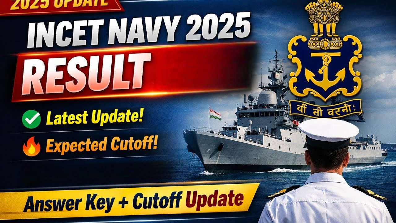 Incet 2025 Result, Answer key and Cutoff update #incet #indiannavy #viral #video #govtjobs #good