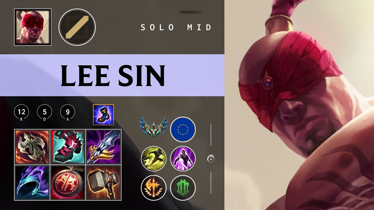 Lee Sin Mid vs Viktor - EUW Challenger Patch 26.05