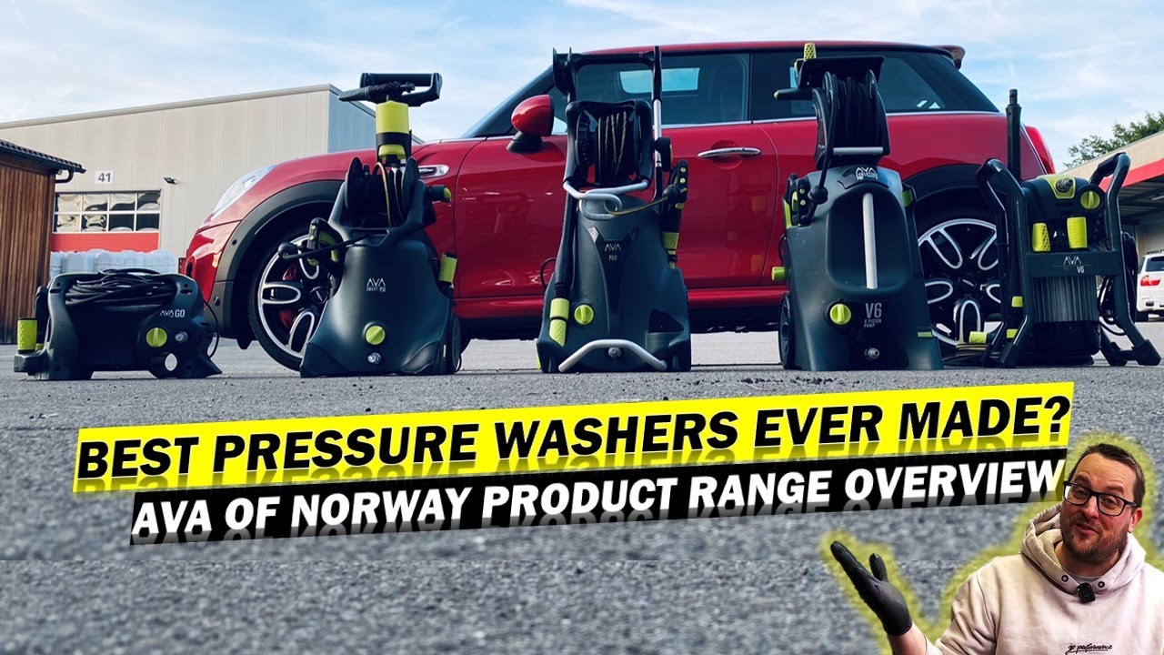 BEST PRESSURE WASHERS EVER MADE?! AVA model overview and buyer's guide: Go, Smart, Master, Evo or V6