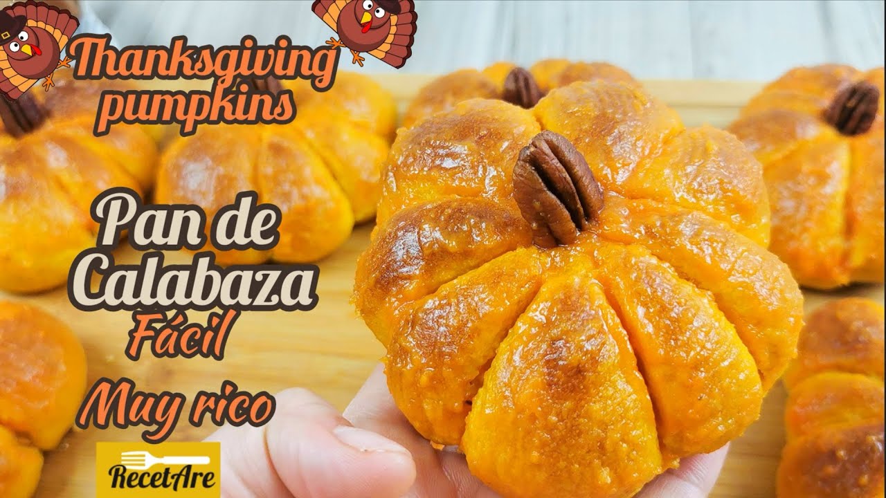 🍞COMO HACER PAN DE CALABAZA CASERO, FACIL Y RAPIDO.