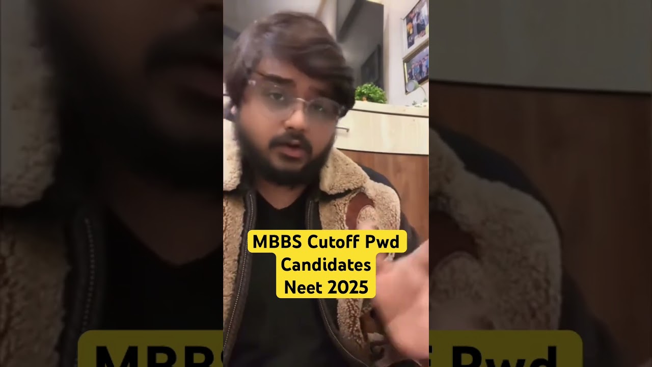 MBBS Cutoff Of Different Pwd Categories Neet 2025 #Neet #Pwbd #neet2025 #neetcutoffformedicalcollege