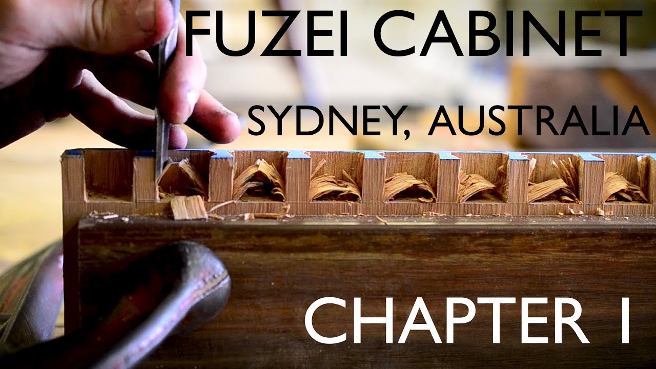 Fuzei Cabinet Chapter 1 - Traditional Woodworking Project