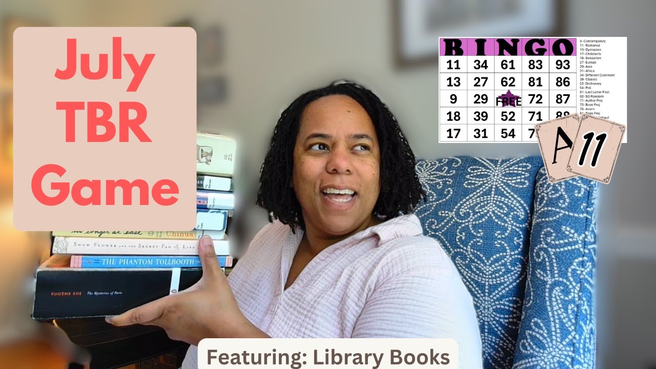July TBR | TBR Game: The Unicorn Game featuring Library Books