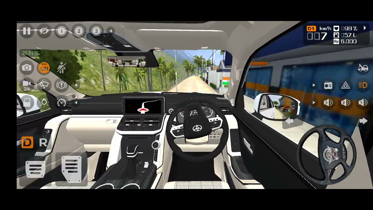 Driving land cruiser 300 2025 model in offroad map mod | bus simulator indonesia 😎😎😎😎🚀😱😱