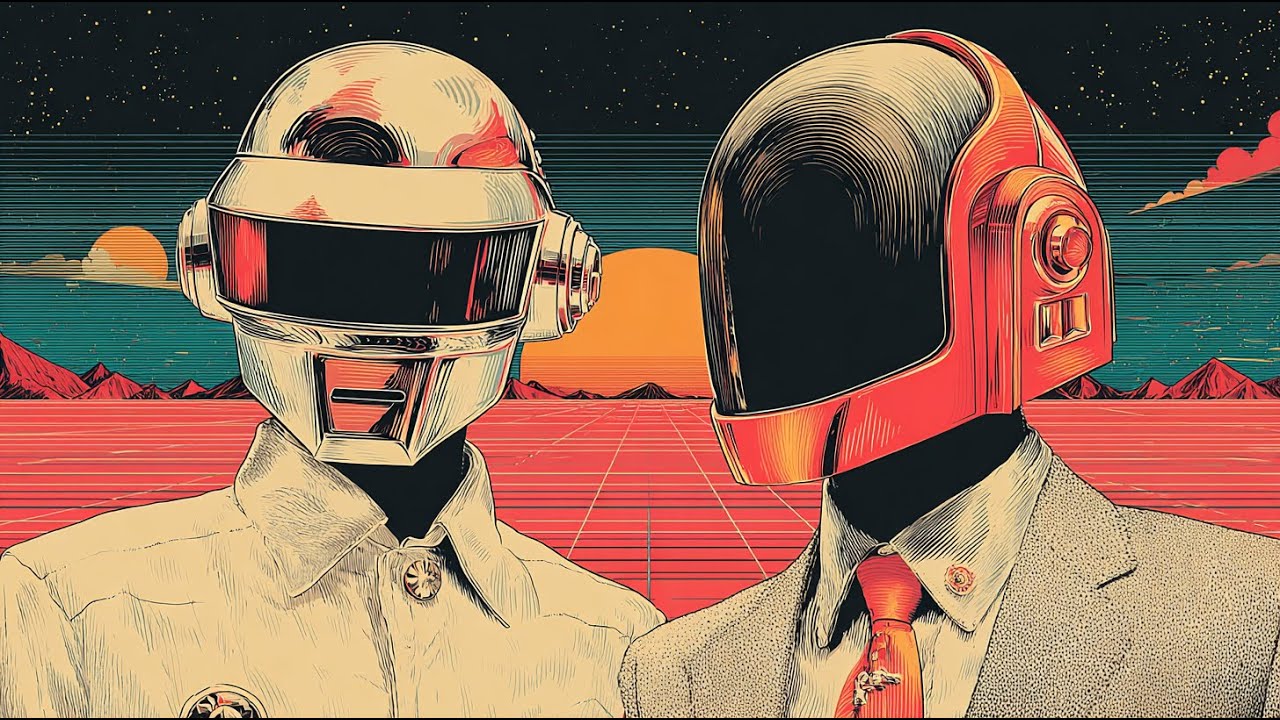 Daft Punk Robotic Funk Interface🤖🚀| Chillwave, Synthwave, Retro Funk, Nu Disco, Electronic Playlist