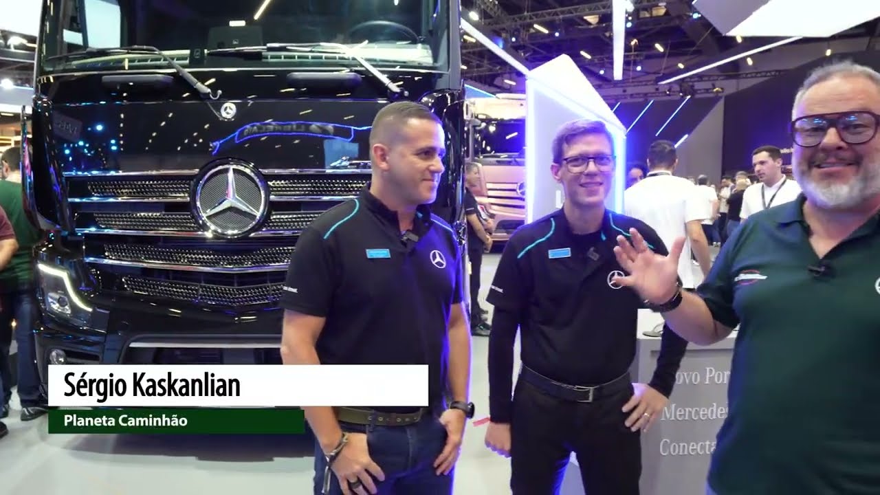 Actros na Fenatran 2024: Robustez e evolução para todas as aplicações