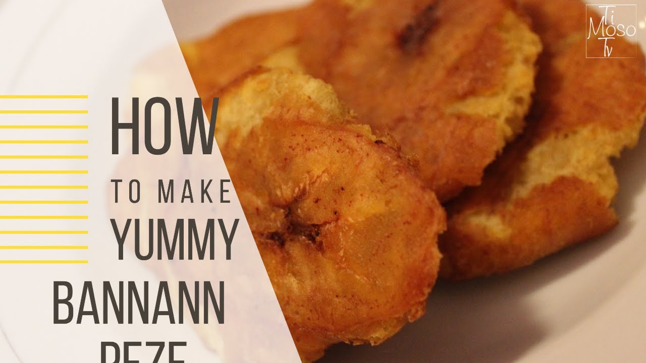 Fried Green Plantains Haitian Style