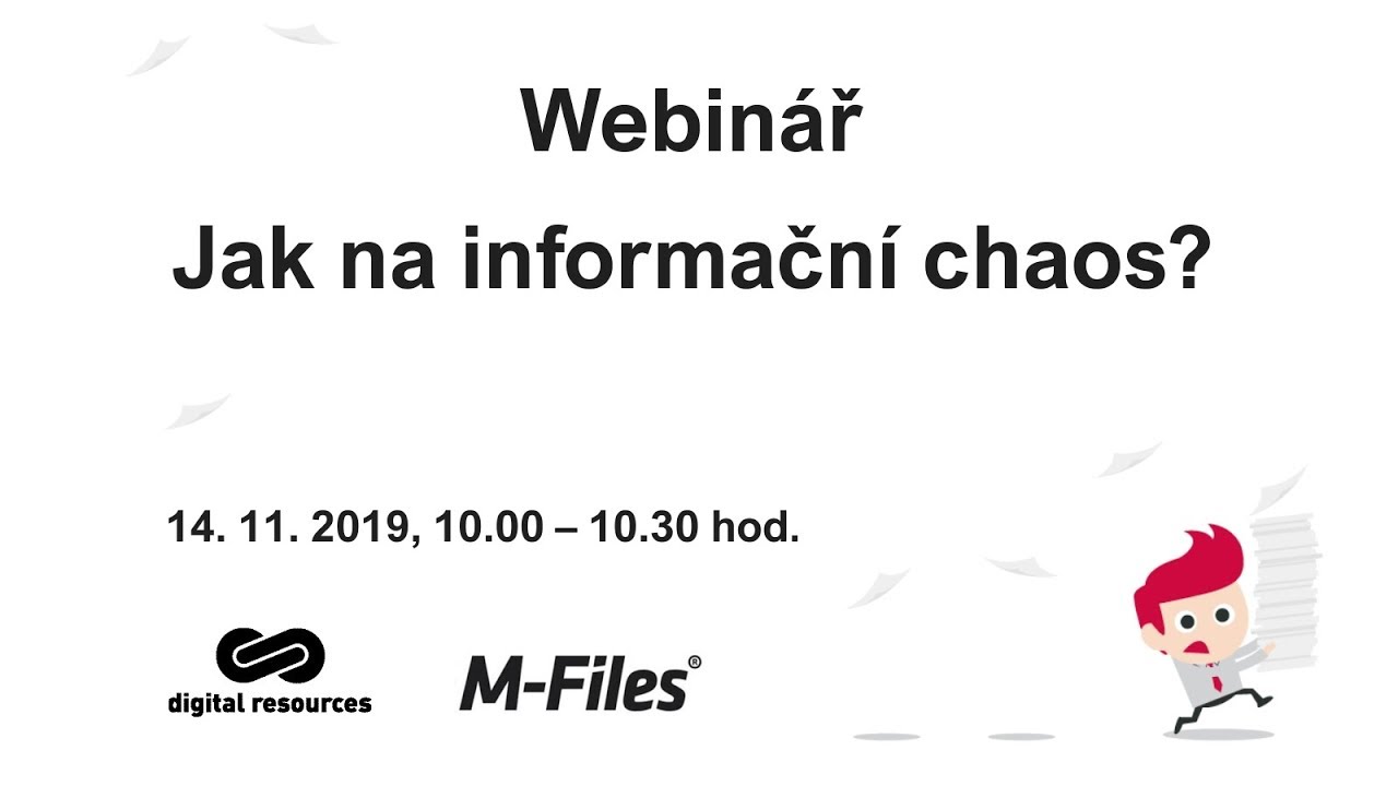 Webinář: Jak na informační chaos?
