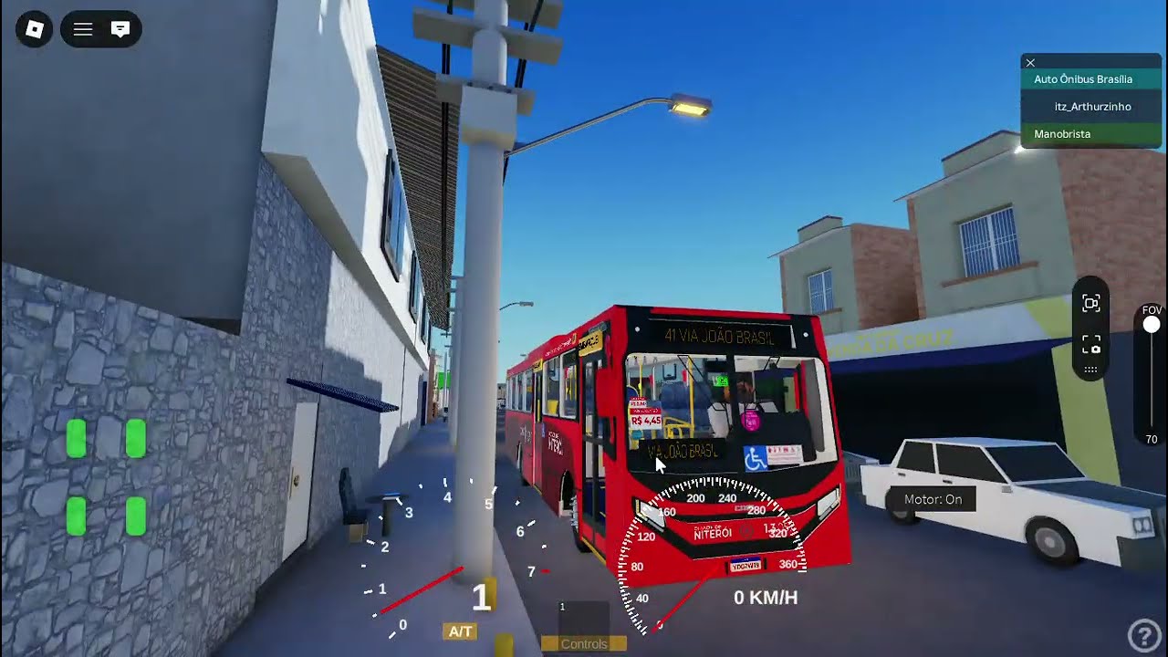 Roblox gravando! JB - Centro barcas x Venda da cruz ainda bem correi em 200/KM