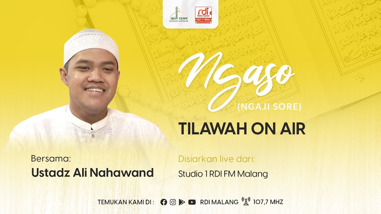 Surat Al Haqqah 38-43 - Ustadz Ali Nahawand | Ngaso (Ngaji Sore) Tilawah On Air #155