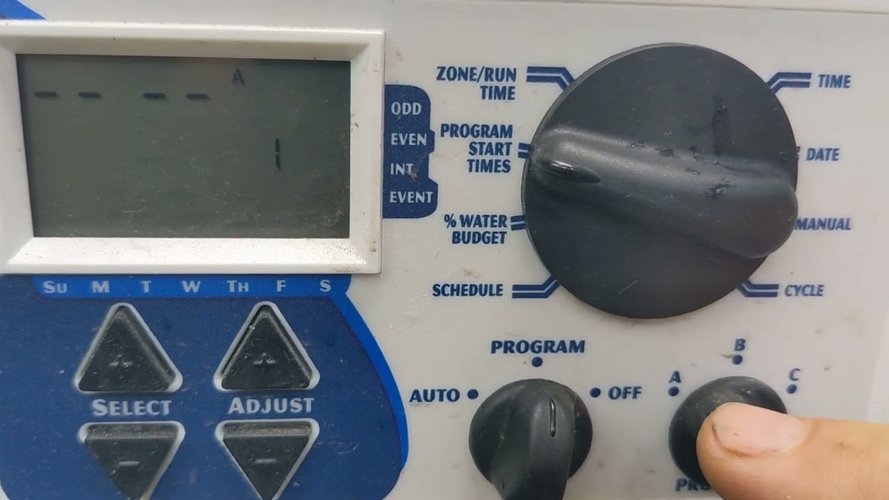 Nelson EZ Pro Jr. 8300 Series irrigation controller programming tutorial 1of4
