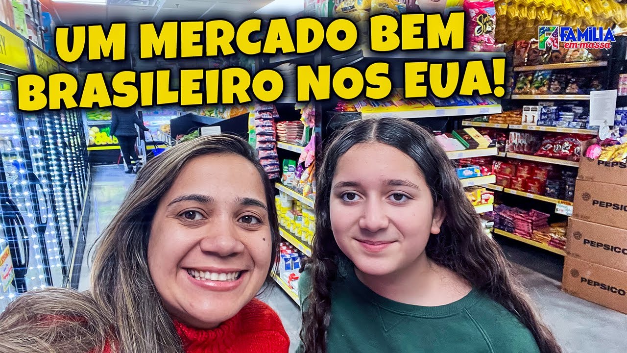 Um Mercado Bem Brasileiro Aqui Nos EUA! / Nos Sentimos No Brasil 🥰