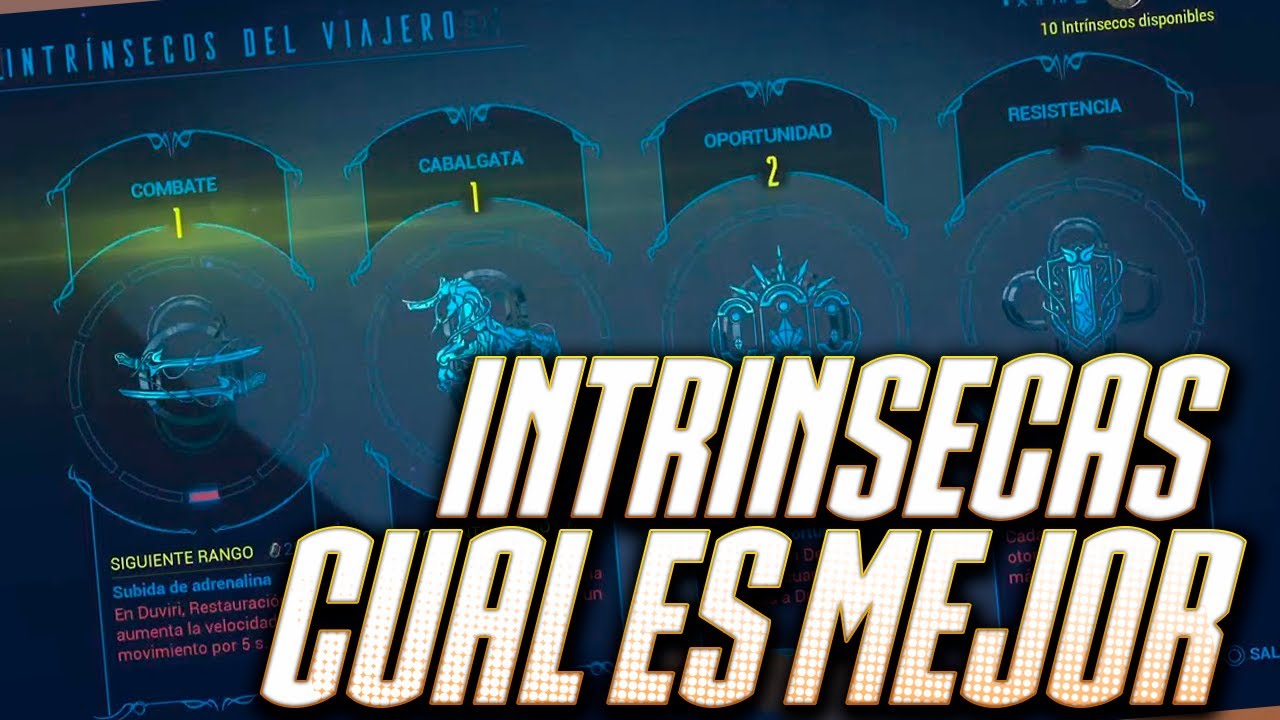 INTRINSECAS DEL VIAJERO  / CUALES SUBIR warframe paradoja de duviri