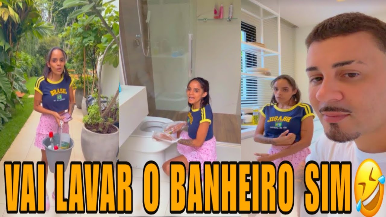 CARLINHOS MAIA VAI FAZER UMA SURPRESA PRA VANESSA MAIS ANTES VAI LAVAR O BANHEIRO🤣🤣