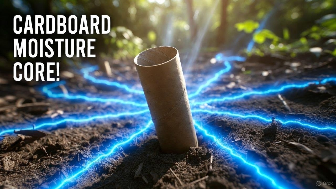 The Cardboard Core Trick That Keeps Beds Moist All Season