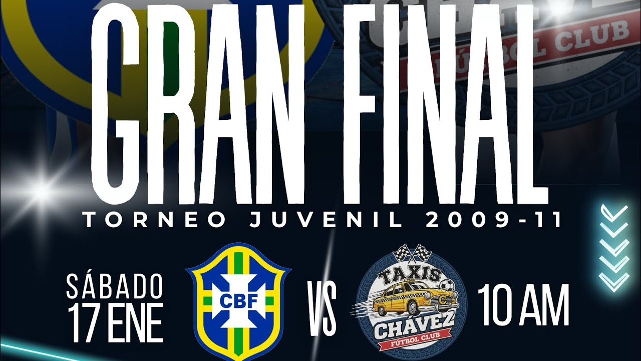 Brasil Jr 🆚 Taxis Chávez | Gran Final Juvenil 2009-11 (1er tiempo) 