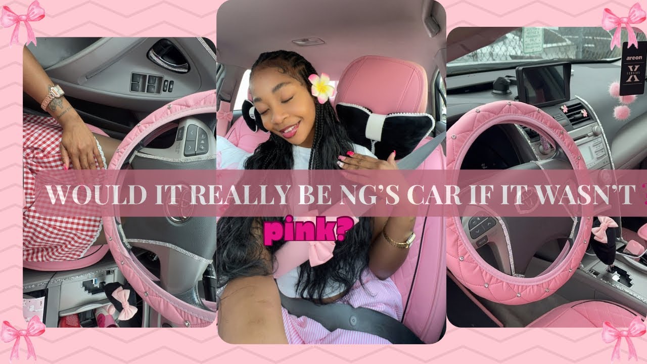 Lets pink out my new car🤭🌸 𝓓𝓮𝓬𝓸𝓻𝓪𝓽𝓮 𝔀𝓲𝓽𝓱 𝓶𝓮💋
