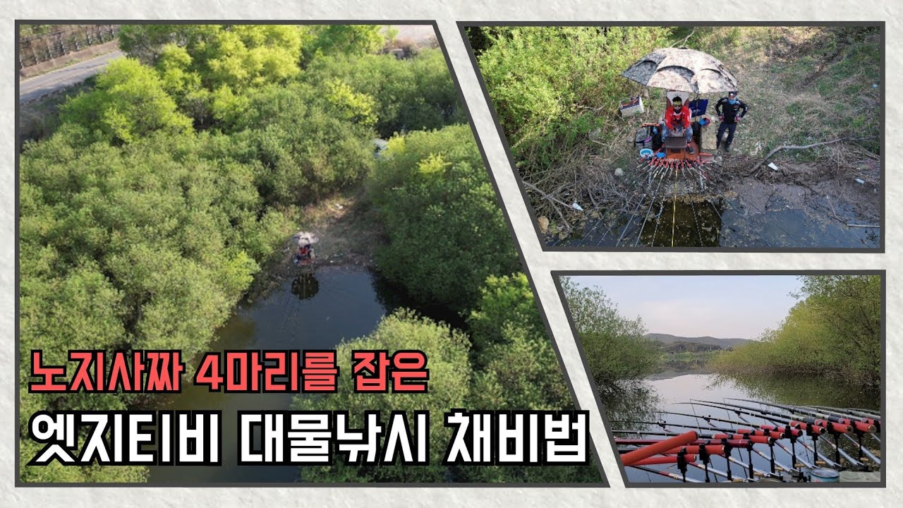 사짜를 4마리째 잡은 엣지티비 대물붕어낚시 채비법 공개