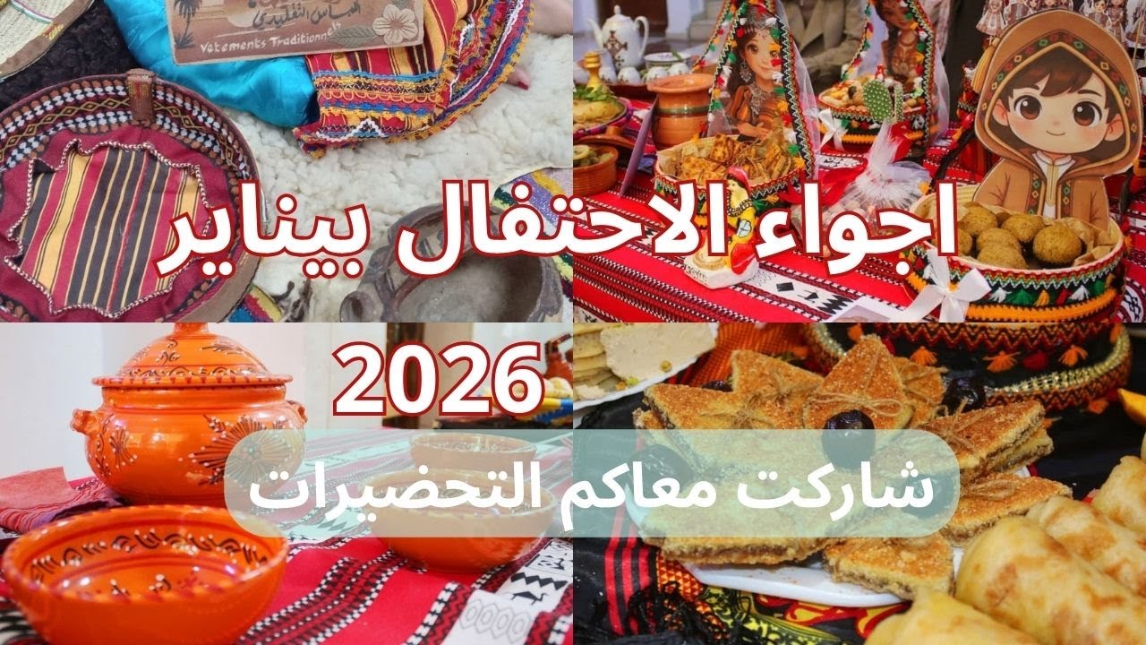 أجواء احتفال يناير 2026 🎉| السنة الأمازيغية الجديدة 🕯🧨 #اكسبلور #الجزائر #2026 #أجواء #