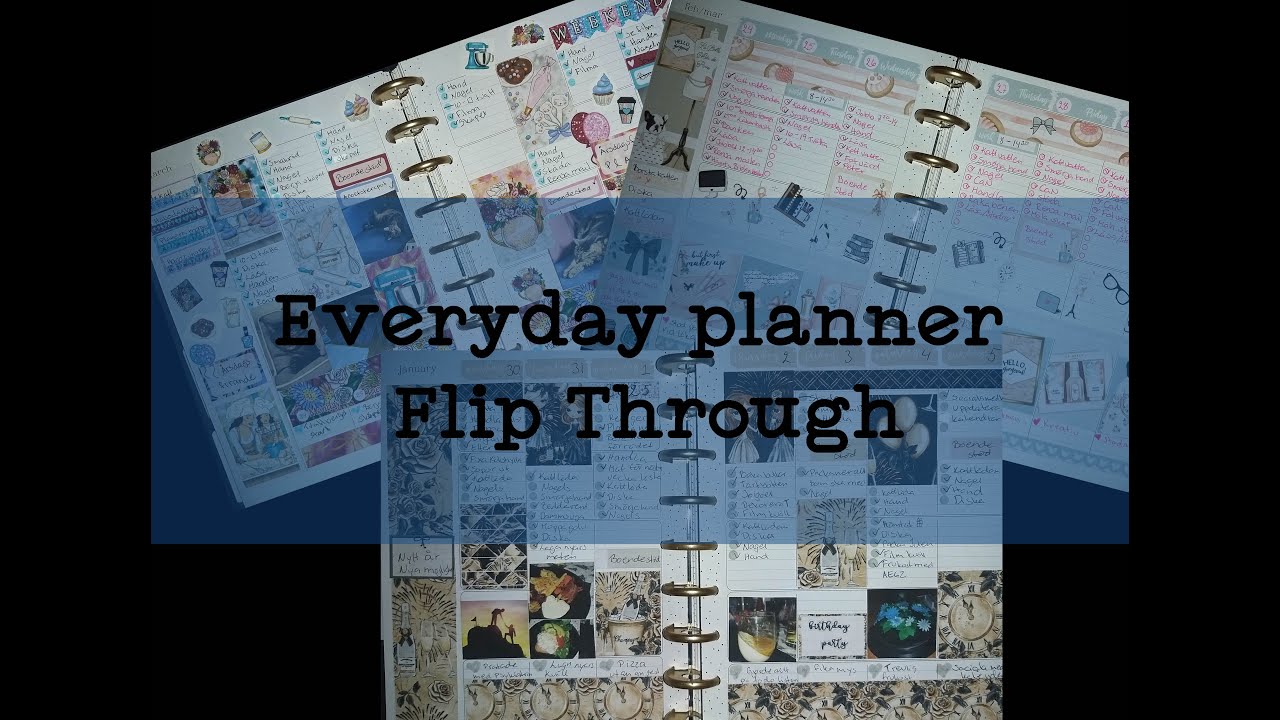 Everyday Planner Flip Through