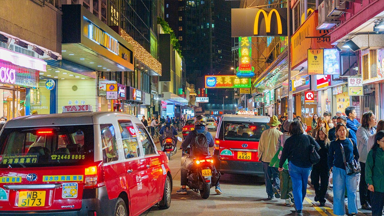 🇭🇰 Mong Kok Night Walk | Neon Lights, Street Performers & Hong Kong’s Vibrant Soul | 4K HDR