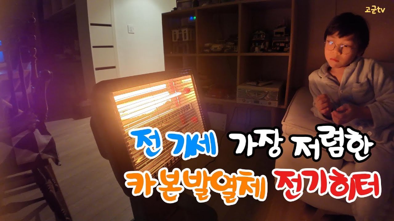 전기세 가장 저렴한 카본전기 히터추천 이걸로 겨울 온풍기 준비끝!!