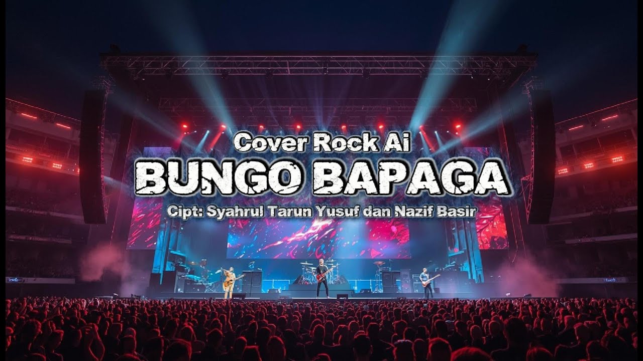 BUNGO BAPAGA - Cipt: Syahrul Tarun Yusuf & Nazif Basir (Minang Cover Rock Ai)